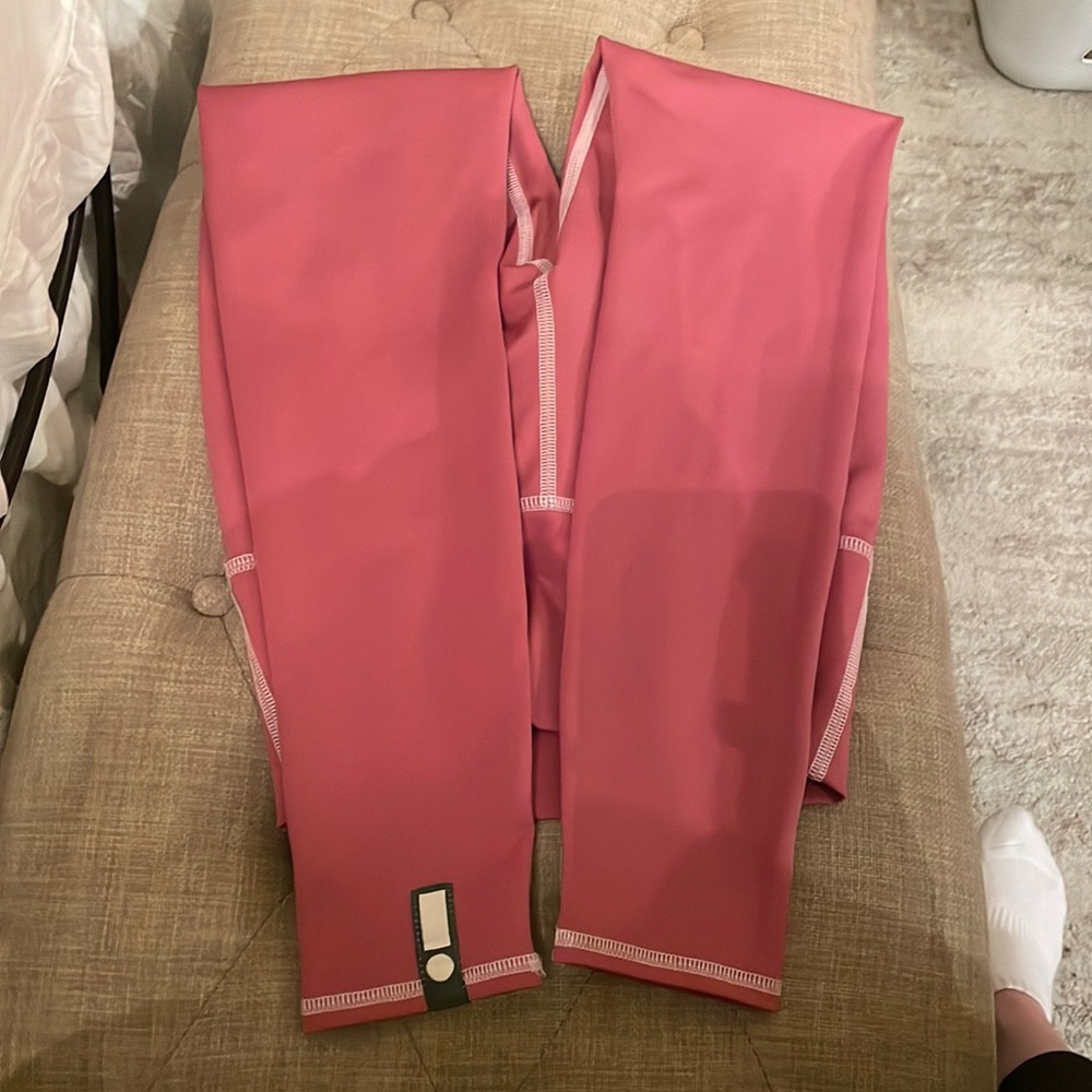 Daily Drills Rose Pink High-Waist Leggings